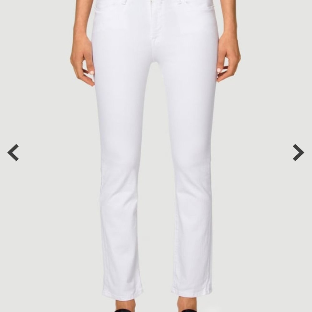 NWT Frame  Le High Straight White Size 23